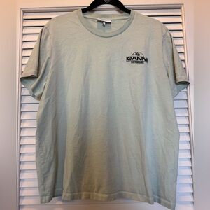 Ganni Mint Green Short Sleeve Tee